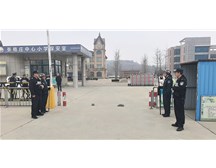 开学有我 平安护航 通元保安坚守福山校园执勤岗